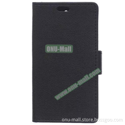 Karst Texture Wallet Style Flip Cover for WIKO Ridge Fab 4G Leather Case